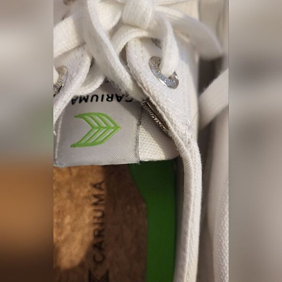 Cariuma Rio Brazil "OCA Low" White Canvas Sneakers Wmns 6/EU 36.5 $85 - Picture 6 of 11